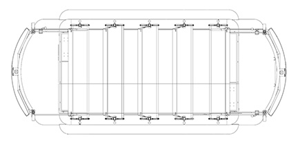 GiGi trolley floor plan