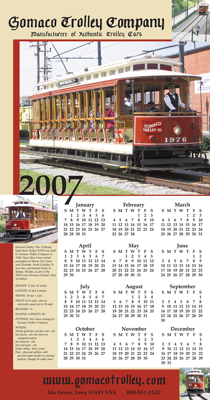 Gomaco Trolley Company Page Name