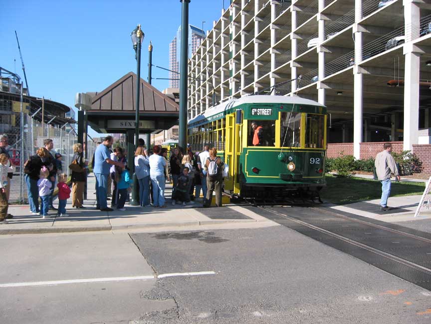 Replica Birney Trolleys - Grand Opening