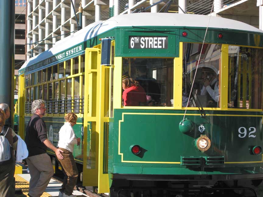 Charlotte, Noth Carolina, Replica Birney Trolleys Home