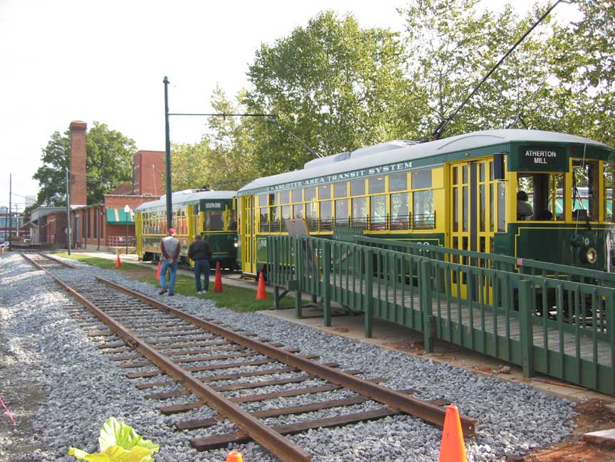 Replica Birney Trolley, Charlotte, North Carolina