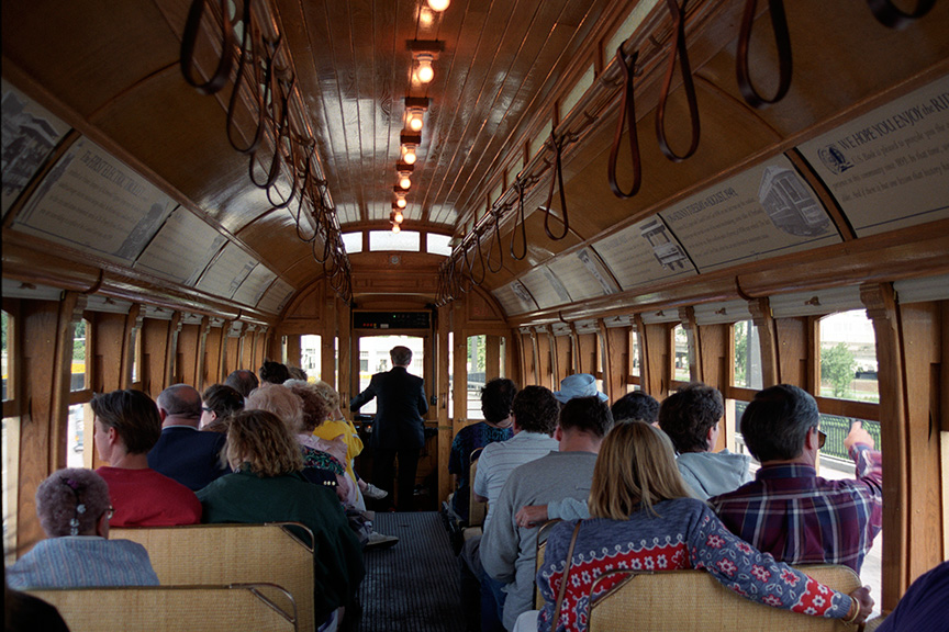 Gomaco Trolley Company Replica Council Crest Trolley