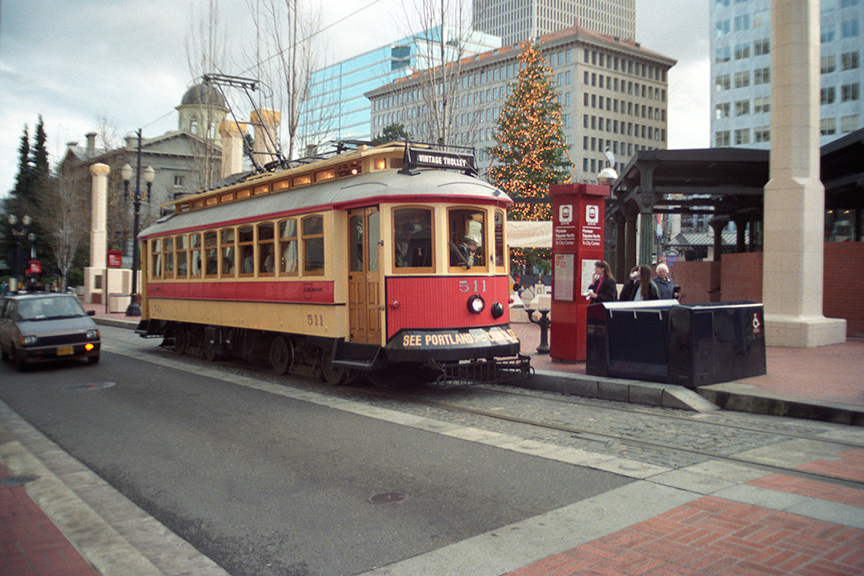 Gomaco Trolley Company Replica Council Crest Trolley