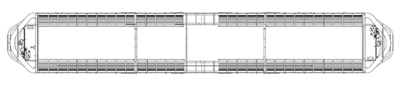 Hybrid Melbourne Trolley #799 floor plan