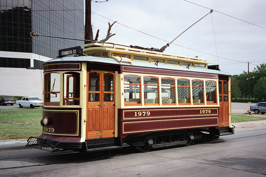 Single-Truck, Semi-Convertible Trolley