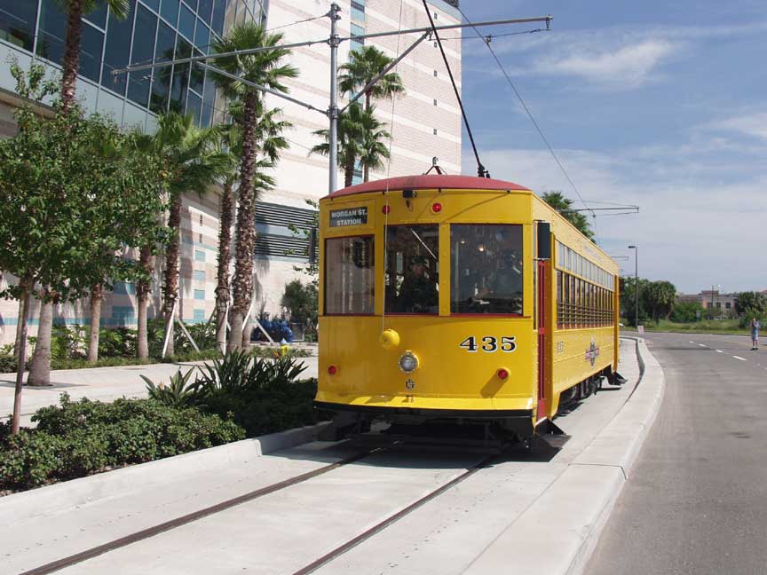 Replica Birney Trolley, Tampa, Florida